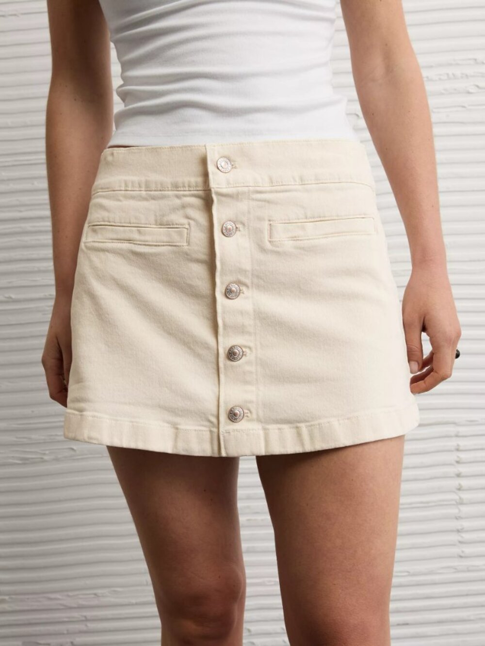 AMERICAN EAGLE Low-Rise A-Line Mini Skirt - Sz 0 - NEW NWY